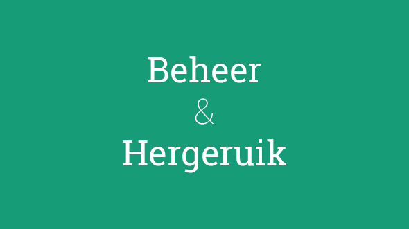 Beheer en hergebruik