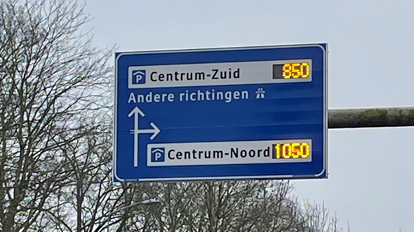 Quick repair of the PRIS sign in Venlo