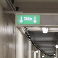 Dynamic Escape sign luminaires