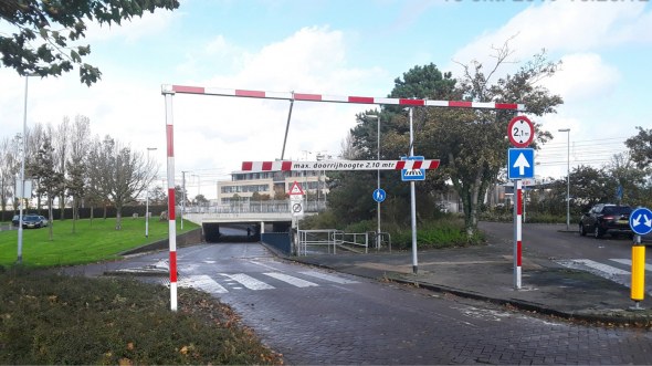 Hoogteportaal Brakkeveldweg 