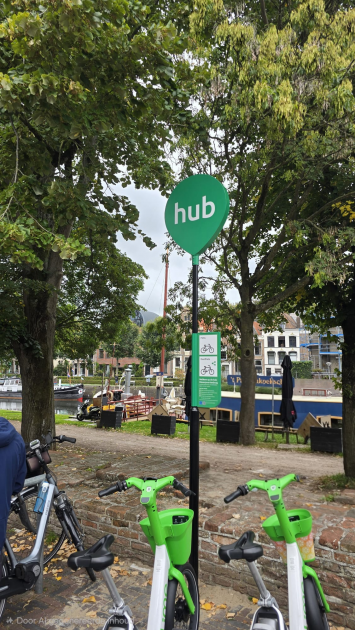 Hub-borden voor deelvervoer in de gemeente Zwolle