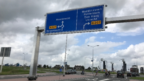 N207 Zuidwestrandweg Gouda