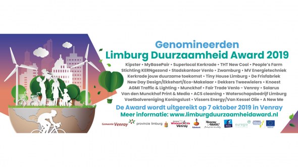 AGMI genomineerd voor de Limburg Duurzaamheid Award 2019!