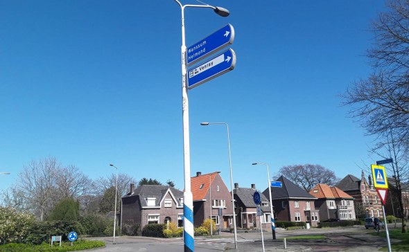 Bestaande lichtwegwijzers omgezet naar handwegwijzers 