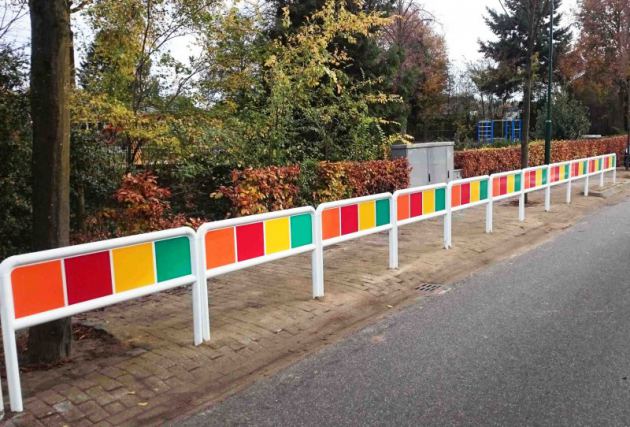 Straatmeubilair voor schoolzones